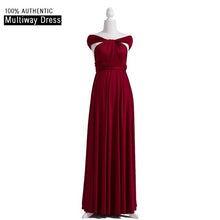 Load image into Gallery viewer, Charcoal Grey Bridesmaid Dress Multiway Long Dress Infinity Maxi Dress Convertible Floor Length Dress With Halter Style