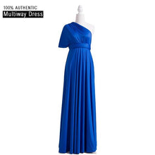 Load image into Gallery viewer, Charcoal Grey Bridesmaid Dress Multiway Long Dress Infinity Maxi Dress Convertible Floor Length Dress With Halter Style