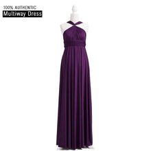 Load image into Gallery viewer, Charcoal Grey Bridesmaid Dress Multiway Long Dress Infinity Maxi Dress Convertible Floor Length Dress With Halter Style