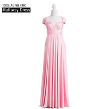 Load image into Gallery viewer, Charcoal Grey Bridesmaid Dress Multiway Long Dress Infinity Maxi Dress Convertible Floor Length Dress With Halter Style