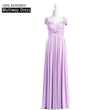 Load image into Gallery viewer, Charcoal Grey Bridesmaid Dress Multiway Long Dress Infinity Maxi Dress Convertible Floor Length Dress With Halter Style