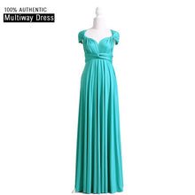 Load image into Gallery viewer, Charcoal Grey Bridesmaid Dress Multiway Long Dress Infinity Maxi Dress Convertible Floor Length Dress With Halter Style